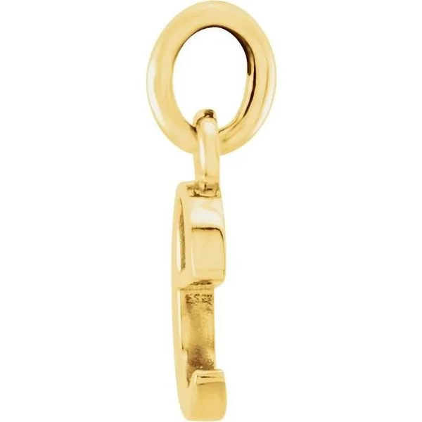 Lowercase Initial Pendant Image 3 Jewelry Design Studio Jensen Beach, FL