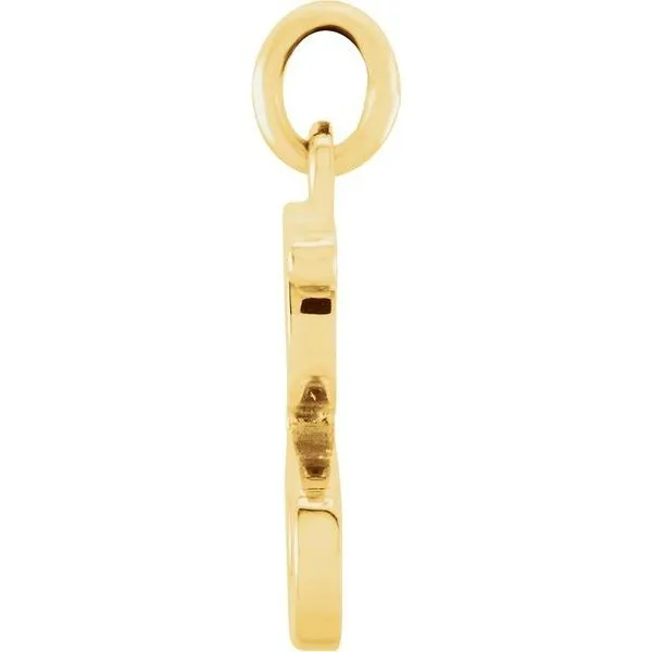 Lowercase Initial Pendant Image 3 James Wolf Jewelers Mason, OH