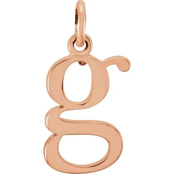 Lowercase Initial Pendant Comstock Jewelers Edmonds, WA