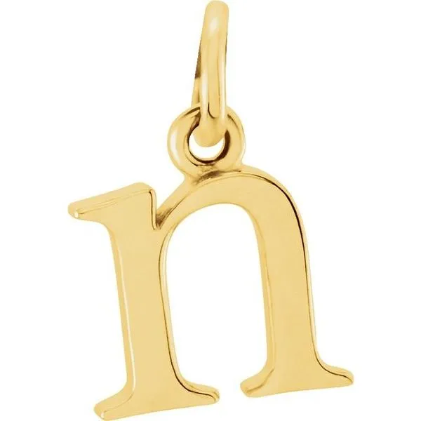 Lowercase Initial Pendant Delfine's Jewelry Charleston, WV