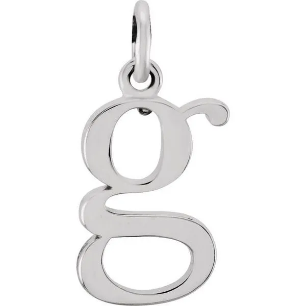 Lowercase Initial Pendant Delfine's Jewelry Charleston, WV