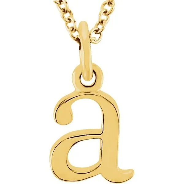 Lowercase Initial Necklace Bauble Patch Jewelers Comstock Park, MI