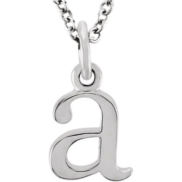Lowercase Initial Necklace Gysbers Jewelry Waupun, WI