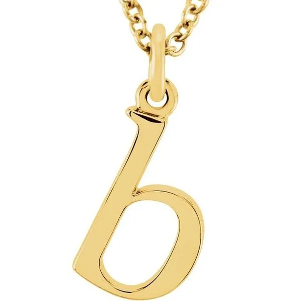 Lowercase Initial Necklace Henry B. Ball Jewelers Canton, OH