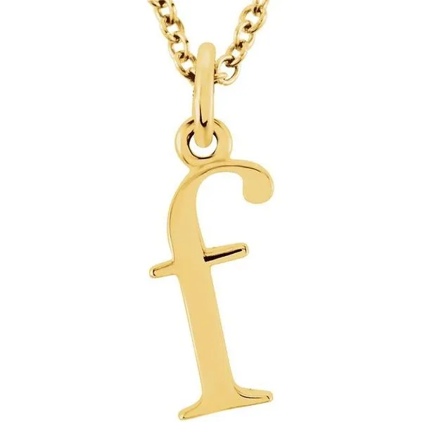 Lowercase Initial Necklace Henry B. Ball Jewelers Canton, OH