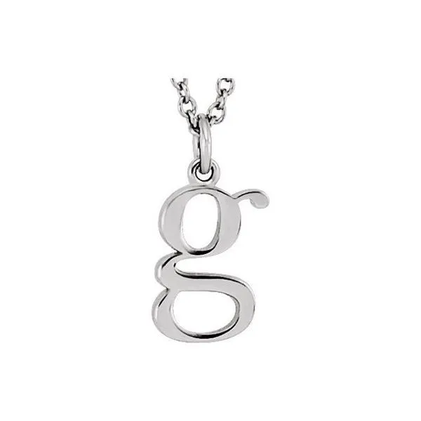 Lowercase Initial Necklace Henry B. Ball Jewelers Canton, OH