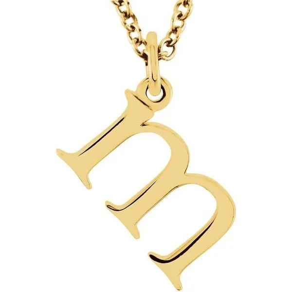 Lowercase Initial Necklace Henry B. Ball Jewelers Canton, OH