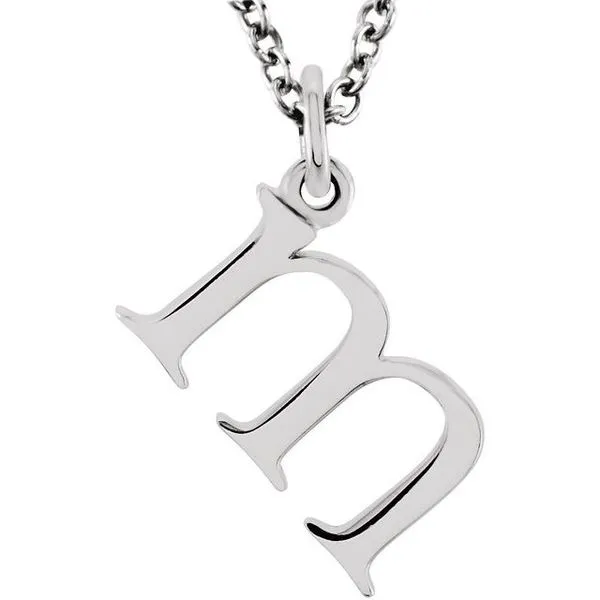 Lowercase Initial Necklace Henry B. Ball Jewelers Canton, OH