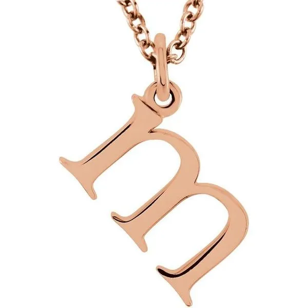 Lowercase Initial Necklace Henry B. Ball Jewelers Canton, OH