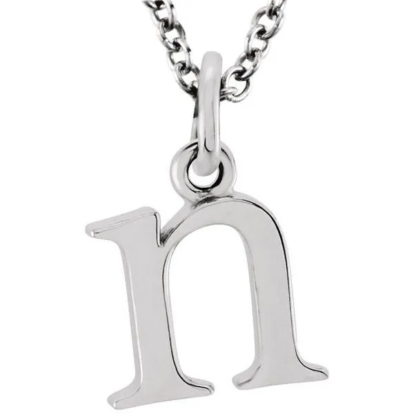 Lowercase Initial Necklace Avitabile Fine Jewelers Hanover, MA