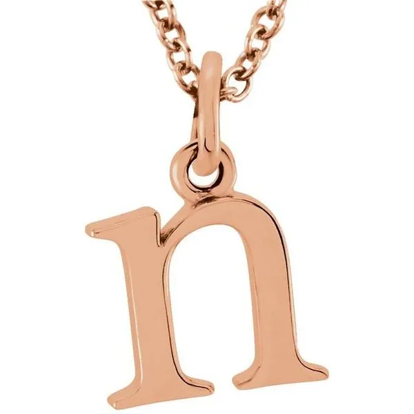 Lowercase Initial Necklace Henry B. Ball Jewelers Canton, OH