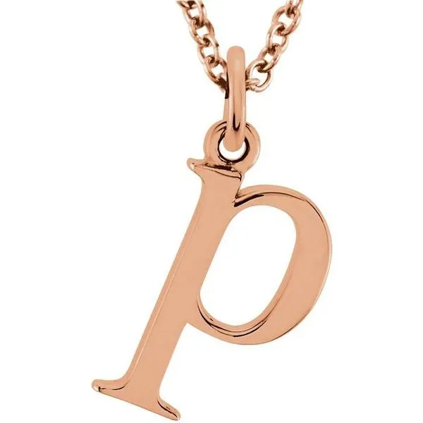 Lowercase Initial Necklace Henry B. Ball Jewelers Canton, OH