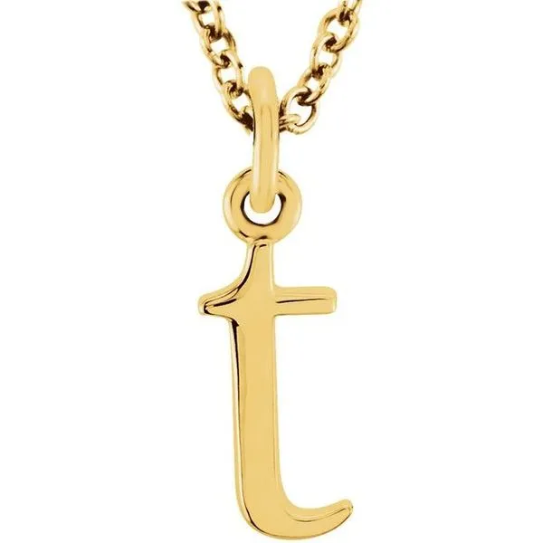 Lowercase Initial Necklace Henry B. Ball Jewelers Canton, OH