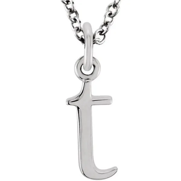 Lowercase Initial Necklace Long Jewelers Chesapeake, VA