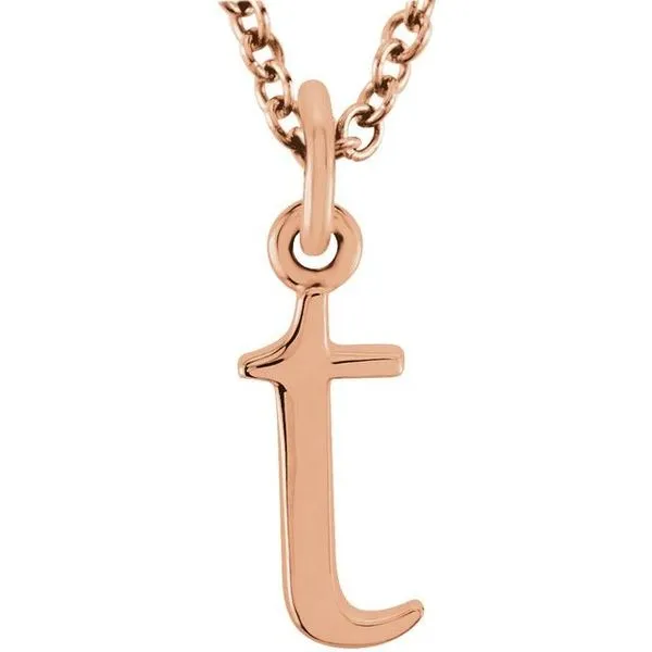 Lowercase Initial Necklace Gysbers Jewelry Waupun, WI