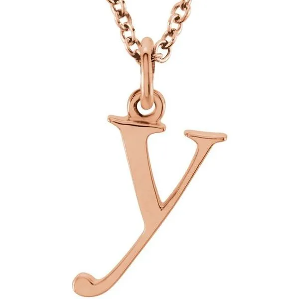 Lowercase Initial Necklace Gysbers Jewelry Waupun, WI