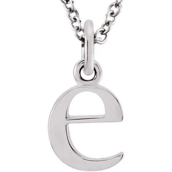 Lowercase Initial Pendant Mendham Jewelers Mendham, NJ