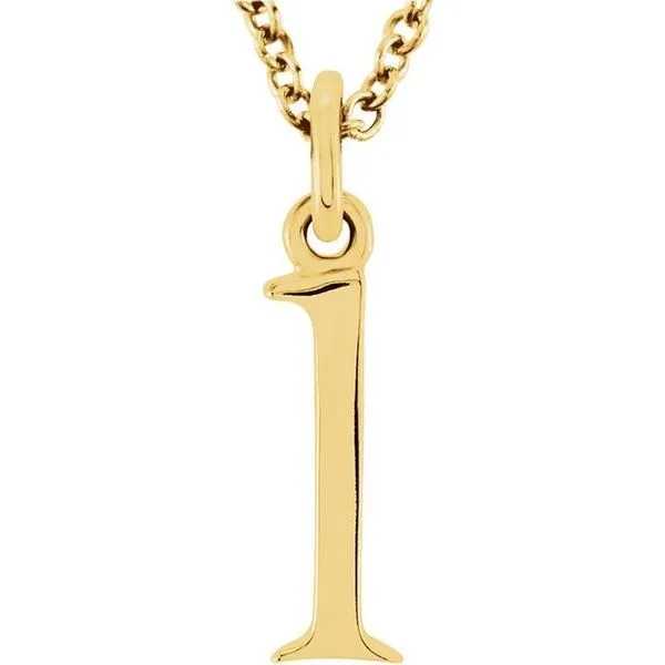 Lowercase Initial Necklace Woelk's House of Diamonds Russell, KS