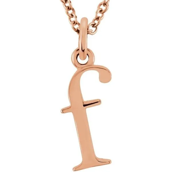 Lowercase Initial Necklace Henry B. Ball Jewelers Canton, OH