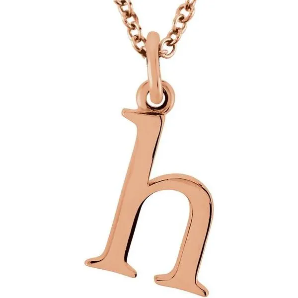Lowercase Initial Necklace Henry B. Ball Jewelers Canton, OH