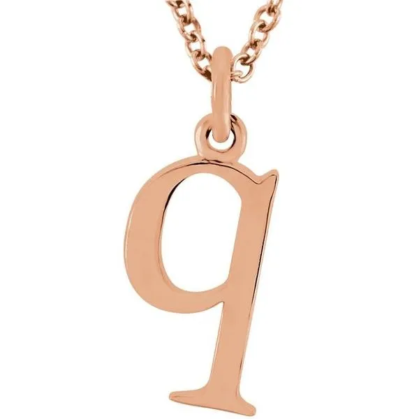 Lowercase Initial Necklace Henry B. Ball Jewelers Canton, OH