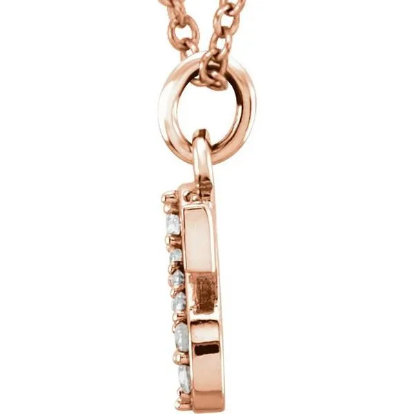 Initial Necklace Image 2 Hopman Jewelers Elkhart, IN