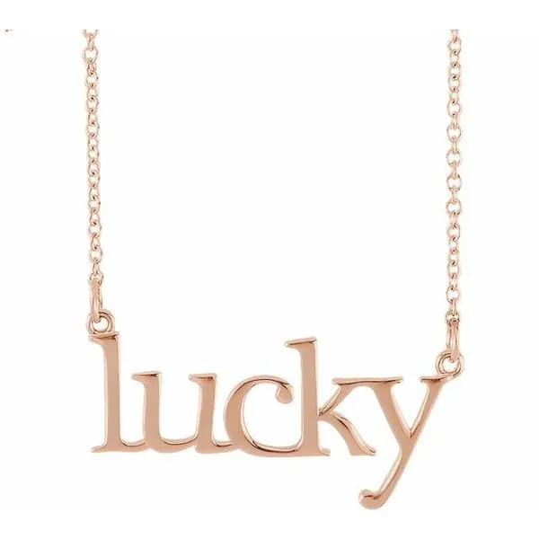 Lucky Necklace Hopman Jewelers Elkhart, IN