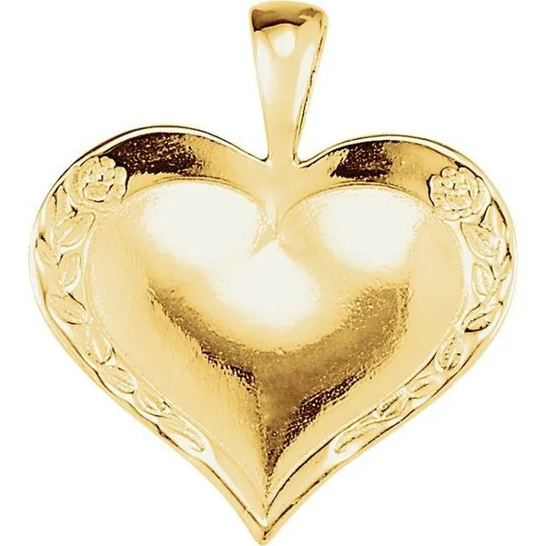 Heartprint Rose Pendant Henry B. Ball Jewelers Canton, OH
