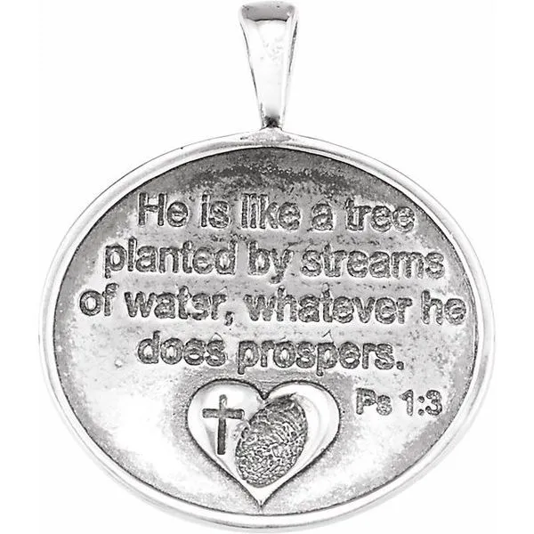 Heartprint Oak Tree Pendant Image 3 Moseley Diamond Showcase Inc Lexington, SC