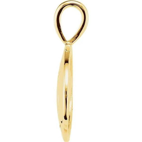 Heartprint Jesus Pendant Image 2 Long Jewelers Chesapeake, VA