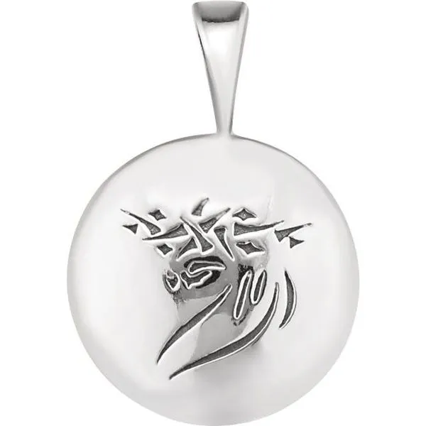 Heartprint Jesus Pendant Moseley Diamond Showcase Inc Lexington, SC