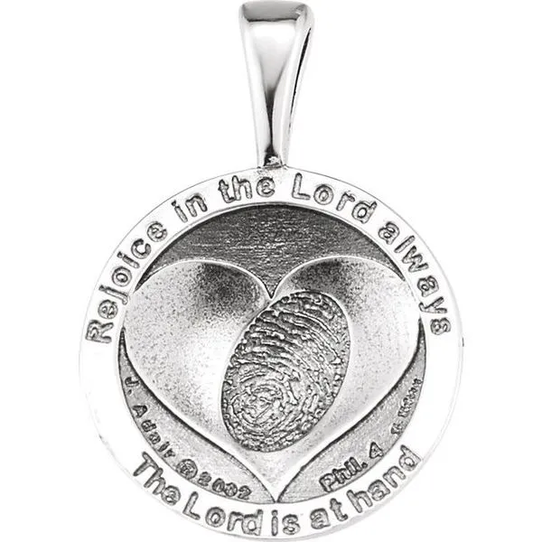 Heartprint Storm Pendant Image 3 Henry B. Ball Jewelers Canton, OH