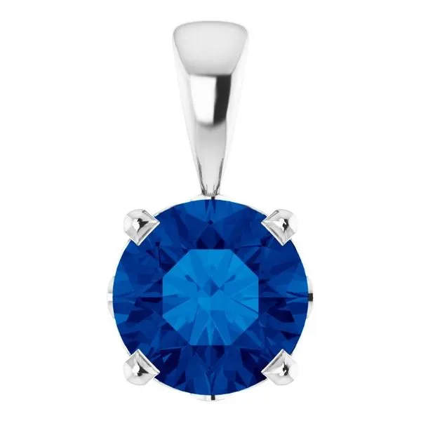 Round 4-Prong Scroll Setting® Pendant Hart's Jewelers Grants Pass, OR