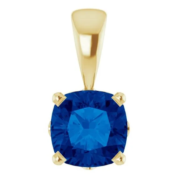 Solitaire Scroll Setting® Pendant Hart's Jewelers Grants Pass, OR