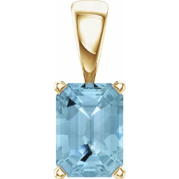 Emerald Scroll Setting® Pendant Henry B. Ball Jewelers Canton, OH