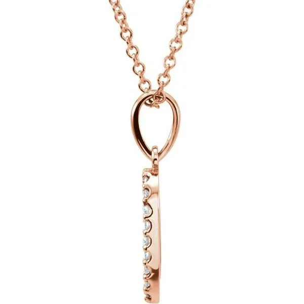 Heart Necklace Image 2 Milan's Jewelry Inc Sarasota, FL