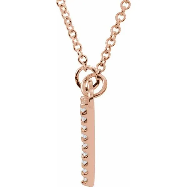 Triangle Necklace Image 2 Hopman Jewelers Elkhart, IN