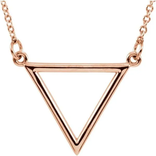 Triangle Necklace Scirto's Jewelry Lockport, NY