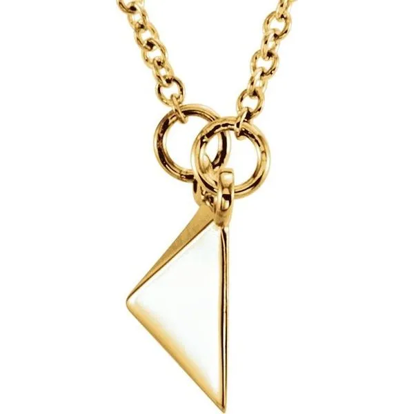 Pyramid Necklace Image 2 Scirto's Jewelry Lockport, NY