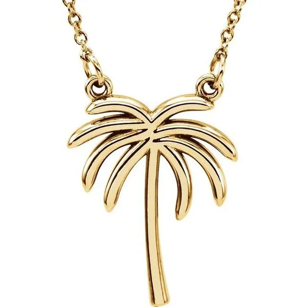 Palm Tree Necklace Long Jewelers Chesapeake, VA
