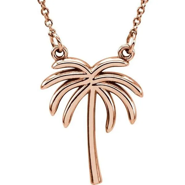Palm Tree Necklace Scirto's Jewelry Lockport, NY