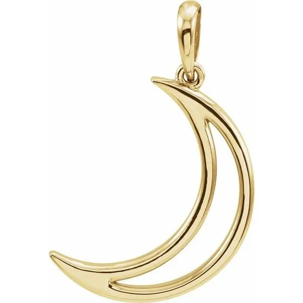 Crescent Moon Pendant Scirto's Jewelry Lockport, NY