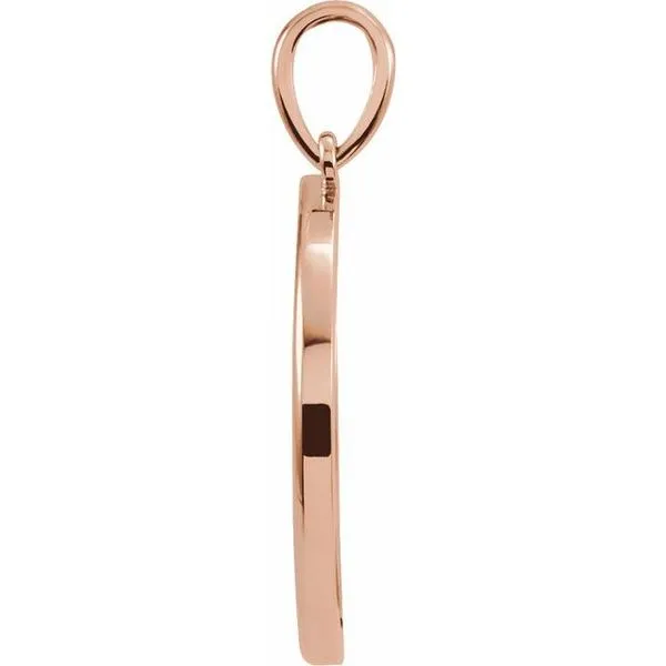 Crescent Moon Pendant Image 2 Henry B. Ball Jewelers Canton, OH