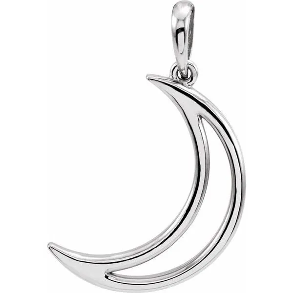 Crescent Moon Pendant Scirto's Jewelry Lockport, NY