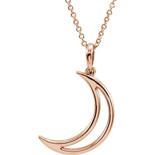 Crescent Moon Necklace Hart's Jewelers Grants Pass, OR