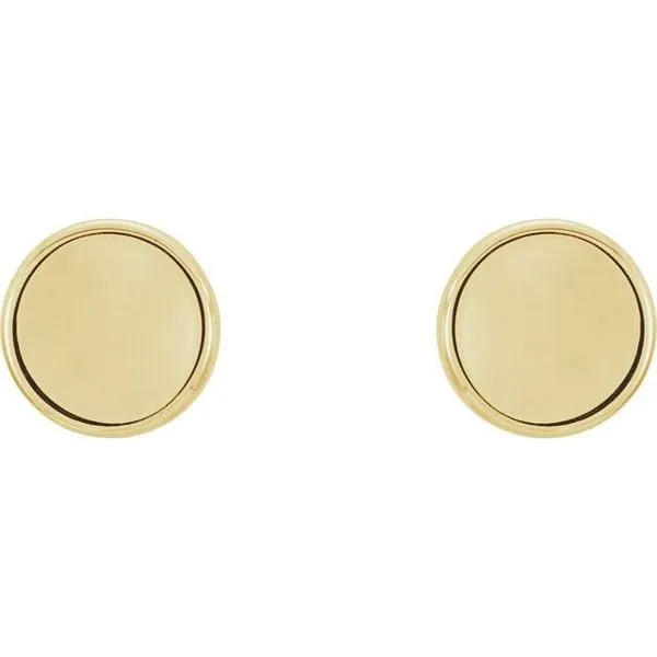 Concave Earrings Image 2 Henry B. Ball Jewelers Canton, OH