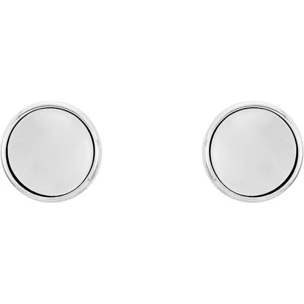 Concave Earrings Image 2 Scirto's Jewelry Lockport, NY