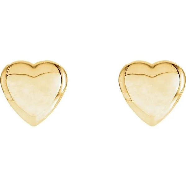 Heart Earrings Image 2 Scirto's Jewelry Lockport, NY