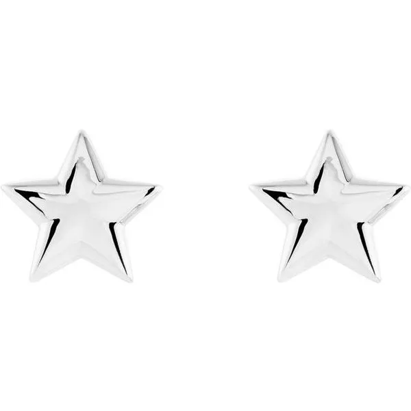 Star Earrings Image 2 Linwood Custom Jewelers Linwood, NJ