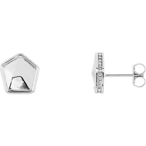 Geometric Stud Earrings Henry B. Ball Jewelers Canton, OH